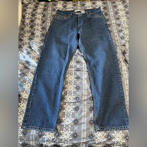 Levi's 505 Men's Straight Jeans in Deep Blue